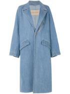 Christian Wijnants Citta Denim Coat - Blue