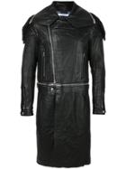 Givenchy Fitted Biker Coat - Black