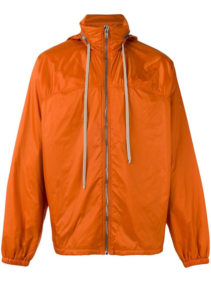 Rick Owens Drkshdw Lightweight Jacket, Men's, Size: Medium, Yellow/orange, Nylon/polyester