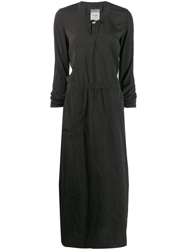 Kristensen Du Nord Long-sleeve Flared Dress - Black