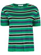 Nk Knitted Striped Top - Green