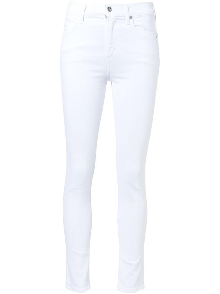 Citizens Of Humanity Skinny Jeans, Women's, Size: 25, White, Cotton/polyurethane