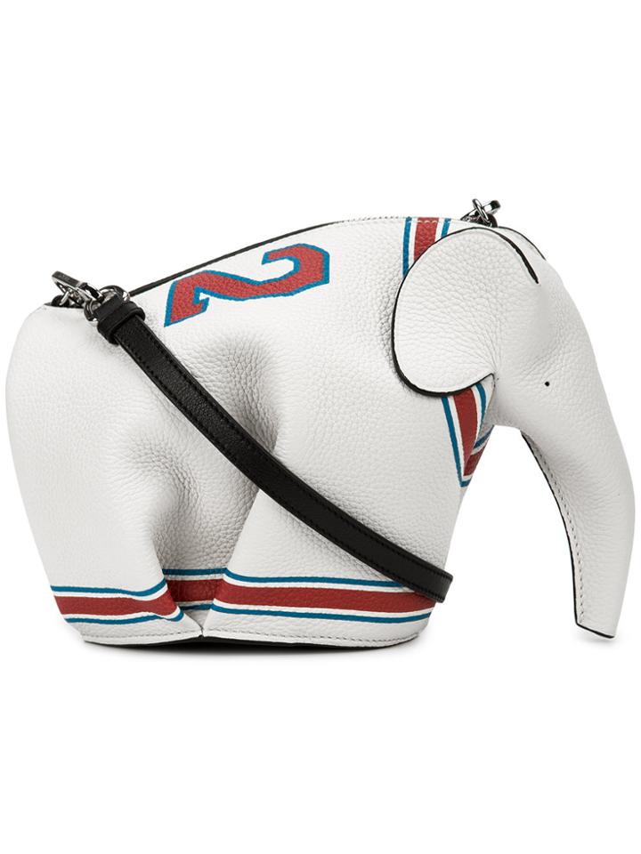 Loewe Elephant 22 Mini Bag - White