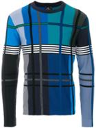 Ps By Paul Smith Checked Sweatshirt - Blue