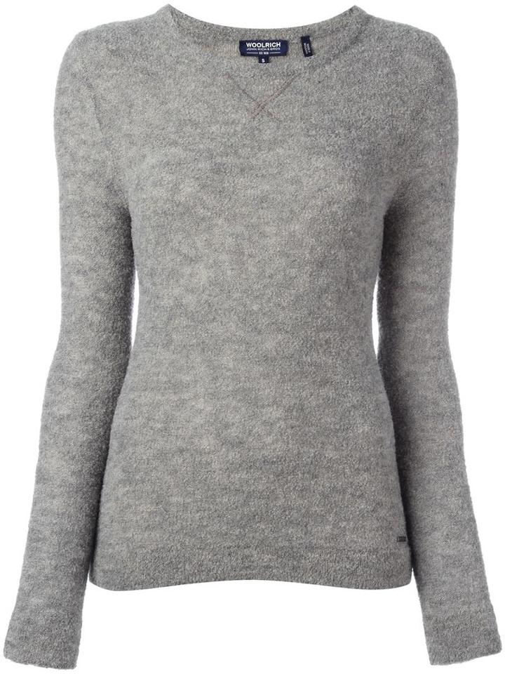 Woolrich 'mag' Jumper, Women's, Size: Large, Grey, Alpaca/polyamide