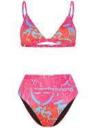 Ellie Rassia Long Island Print Bikini - Multicolour