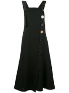 Eudon Choi - Flared Dress - Women - Virgin Wool - 14, Women's, Black, Virgin Wool