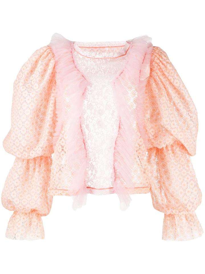 Victor & Rolf Little House On The Prairie Blouse - Orange