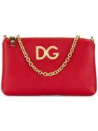 Dolce & Gabbana Logo Chain Clutch - Red