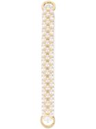 0711 Small Pearl-beaded Handle - White