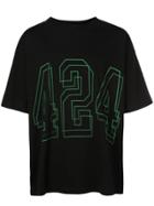 424 '424' Logo T-shirt - Black