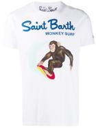 Mc2 Saint Barth Monkey Surf T-shirt - White