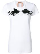 No21 Embellished Bird T-shirt - White