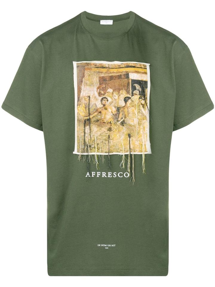 Ih Nom Uh Nit Printed Patch T-shirt - Green