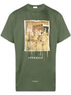 Ih Nom Uh Nit Printed Patch T-shirt - Green