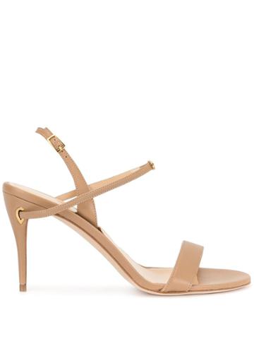 Jennifer Chamandi Tommaso Slingback Sandals - Neutrals