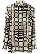 The Row Check Print Shirt - Neutrals