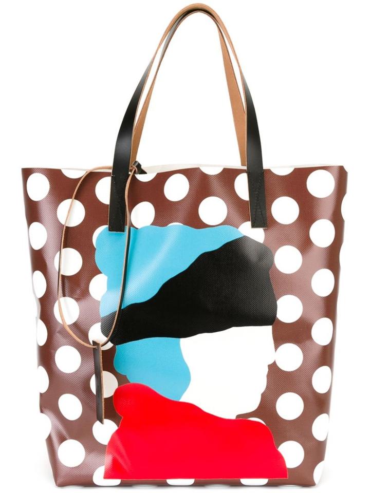 Marni Ekta Print Shopper Tote, Women's