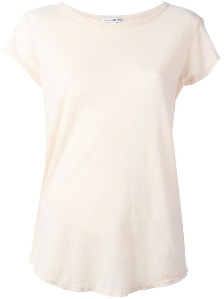 James Perse Classic T-shirt, Women's, Size: 0, Nude/neutrals, Cotton