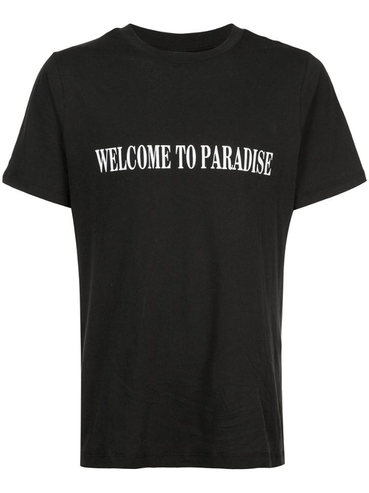 Cynthia Rowley Welcome To Paradise T-shirt - Black