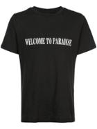 Cynthia Rowley Welcome To Paradise T-shirt - Black