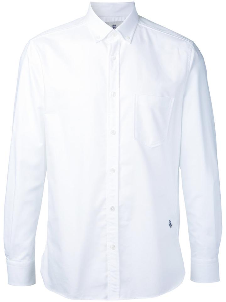 Kent & Curwen - Chest Pocket Shirt - Men - Cotton - Xs, White, Cotton