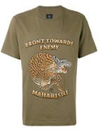 Maharishi - Crouching Tiger T-shirt - Men - Cotton - Xl, Green, Cotton