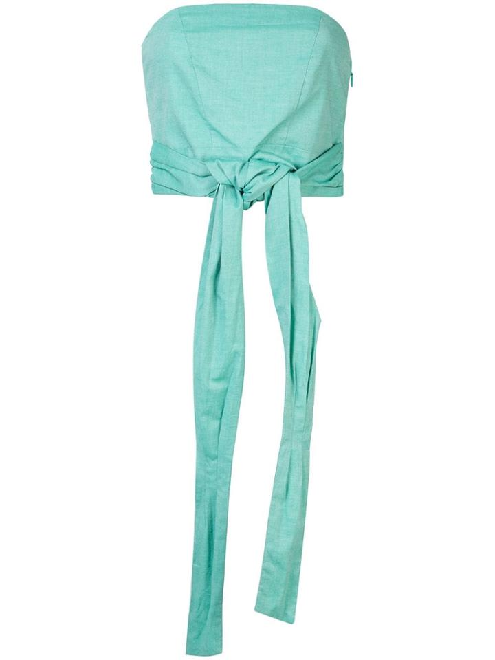 C & M Solene Cropped Top - Green