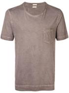 Massimo Alba Round Neck T-shirt - Brown
