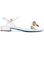 Loriblu Floral Detailed Sandals - White