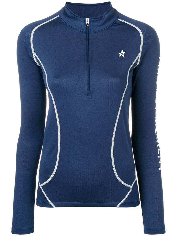 Perfect Moment Thermal Half-zip Jumper - Blue