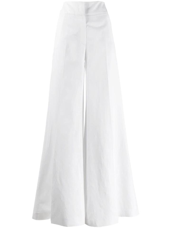 Pt01 Super Flared Trousers - White