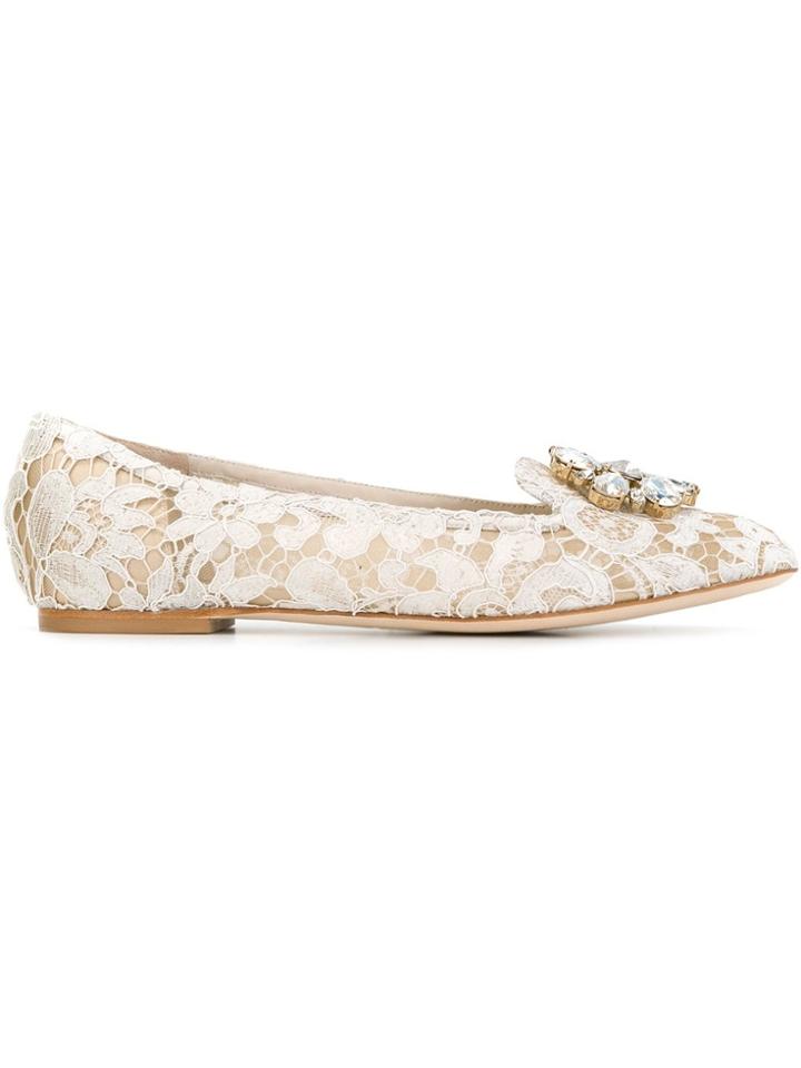 Dolce & Gabbana 'vally' Slippers - Nude & Neutrals
