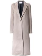 T By Alexander Wang Single Breasted Coat, Women's, Size: 8, Brown, Cashmere/wool