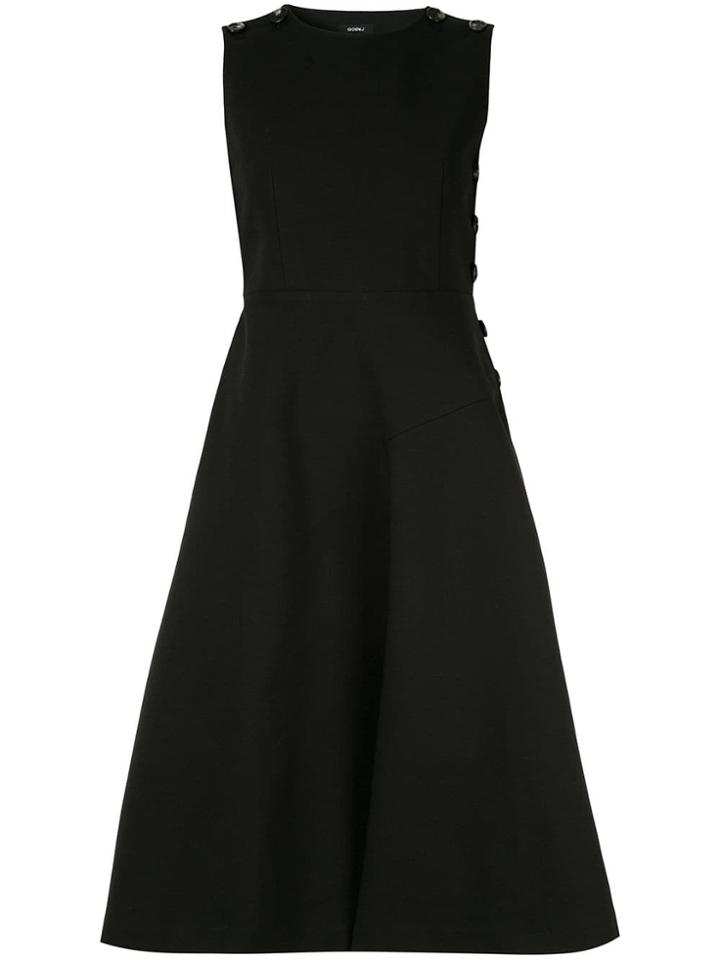 Goen.j Button Detail Dress - Black