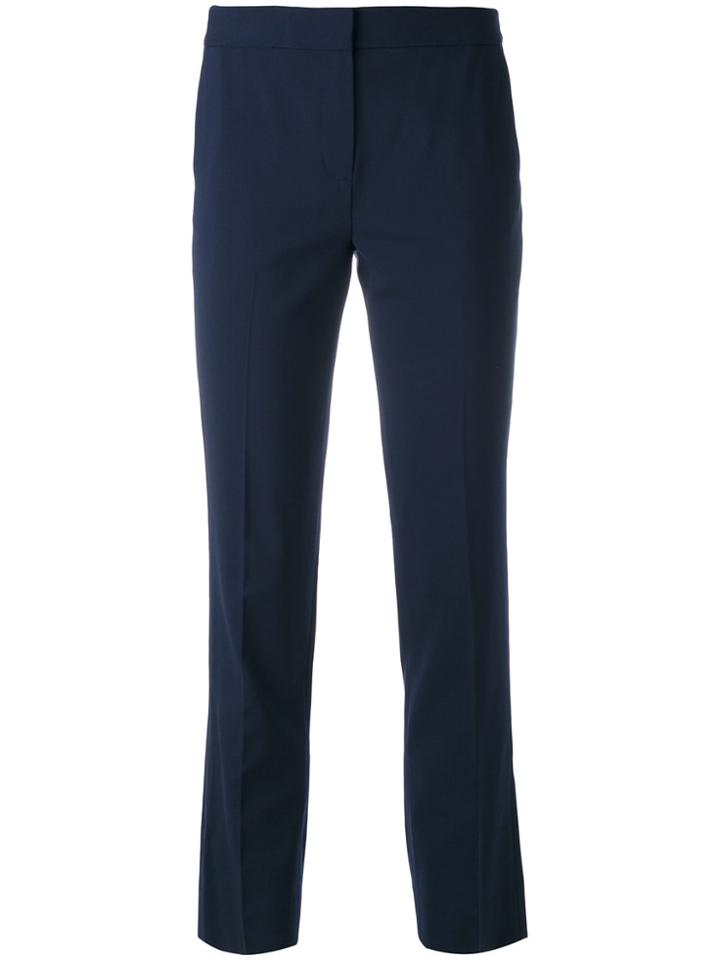 Dvf Diane Von Furstenberg Cropped Tailored Trousers - Blue