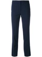 Dvf Diane Von Furstenberg Cropped Tailored Trousers - Blue