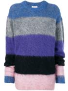 Acne Studios Albah Striped Sweater - Blue