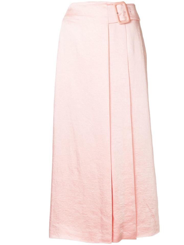 Rejina Pyo Belted Pencil Skirt - Pink & Purple