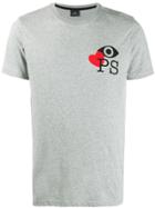 Ps Paul Smith Logo Print T-shirt - Grey
