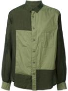 Yohji Yamamoto H-siv Roll-up Shirt Dyed