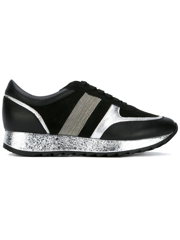 Steffen Schraut Panelled Lace-up Sneakers - Black