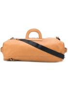 Diesel - Zipped Duffle Tote - Women - Calf Leather - One Size, Nude/neutrals, Calf Leather