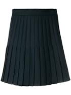 Thom Browne Pleated Uniform Twill Skirt - Blue