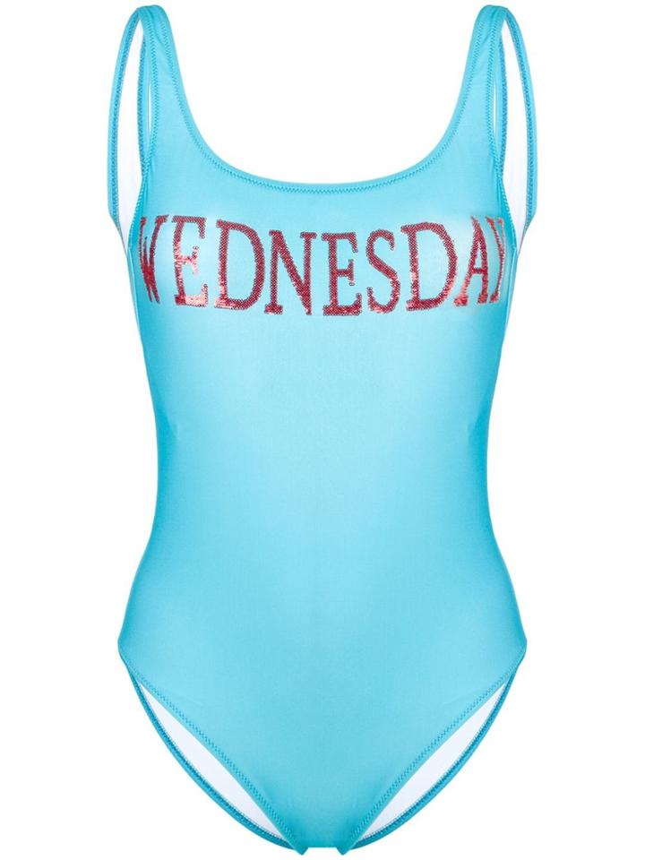 Alberta Ferretti Wednesday Swimsuit - Blue