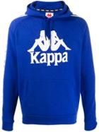 Kappa Logo Drawstring Hoodie - Blue