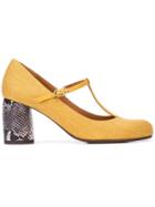 Chie Mihara Buckled Pumps - Yellow