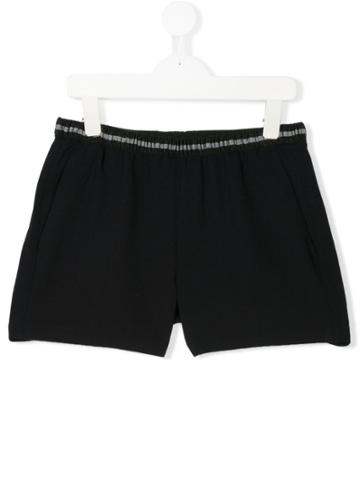 Hartford Kids Side-slit Pocket Shorts - Blue