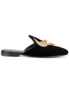 Giuseppe Zanotti Design Aisha Crystal Mules - Black