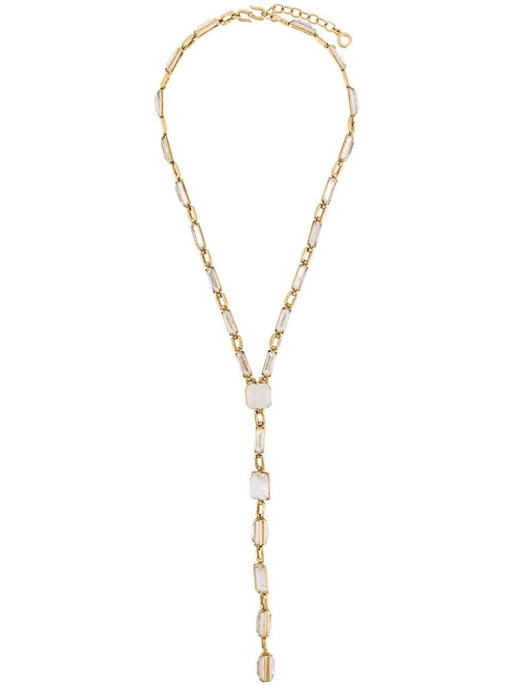 Goossens Baguette Necklace - Gold